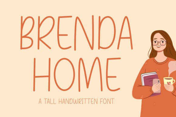 Brenda Home: A Display Font That Makes Your Brand Feel Bright & Built to Last