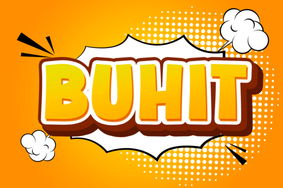 Buhit: A Bold, Beautiful Display Font for Handmade Creators