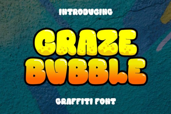 Craze Bubble: A Display Font with Urban Soul
