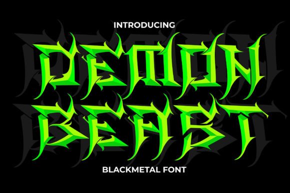 Demon Beast Font: A Bold, Memorable Display Typeface for Small Brands