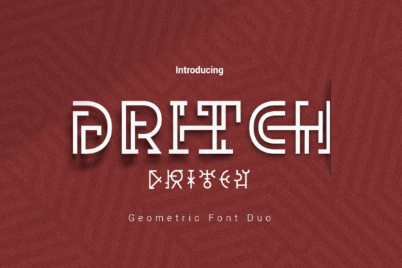 Dritch: A Mystical Display Font That Elevates Real Branding