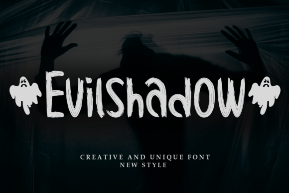 Evilshadow: A Vibrant Handwritten Display Font for Digital Brands