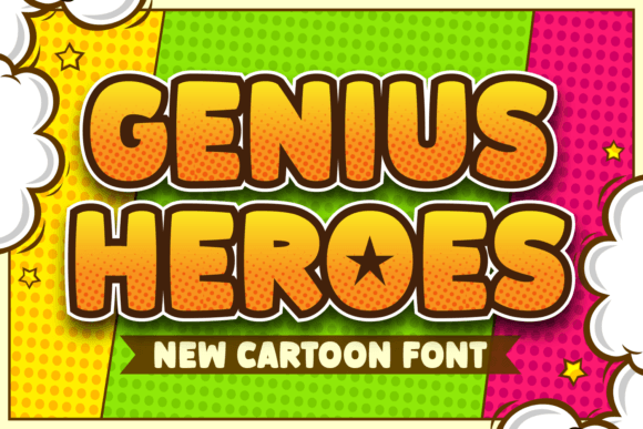 Genius Heroes: A Display Font That Delivers Personality at a Glance
