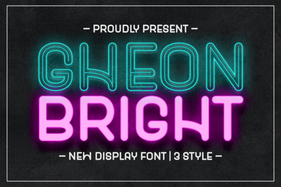 Gheon Bright: A Playful Display Font for Handmade Charm