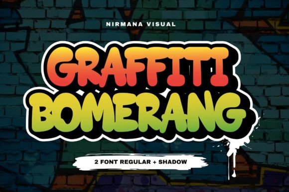 Graffiti Bomerang: A Bold Display Font for Authentic Brand Moments