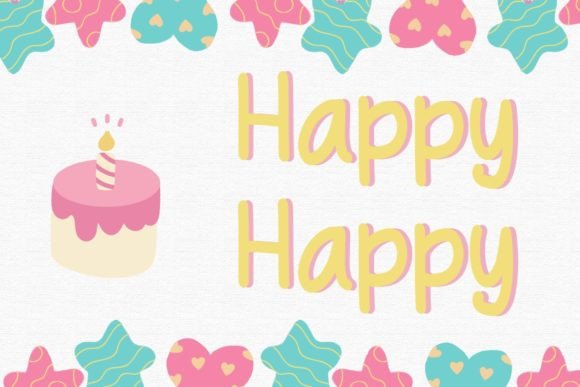 Happy Happy: A Display Font That Amplifies Joy in Marketing