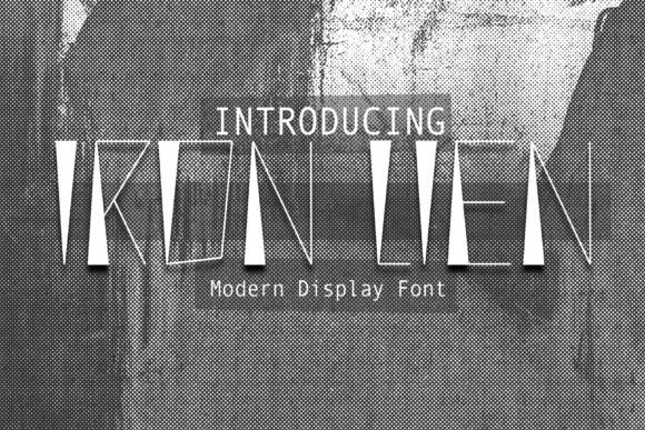 Iron Lien: A Display Font That Anchors Digital Presence