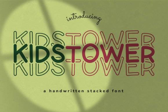 Kids Tower: A Display Font That Feels Like a Warm Hug