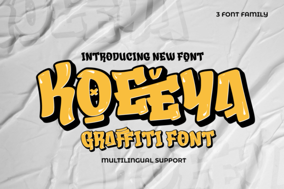 Koeeya: A Display Font That Makes Your Brand Feel Alive