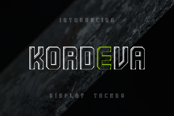 Kordeva: A Display Typeface That Anchors Your Message