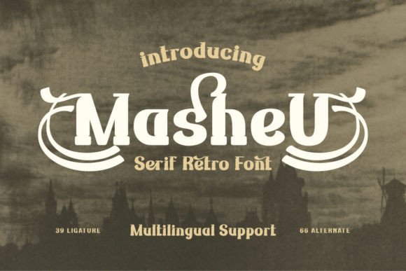 Masheu: The Display Font That Makes Your Headlines Feel Instantly Recognizable