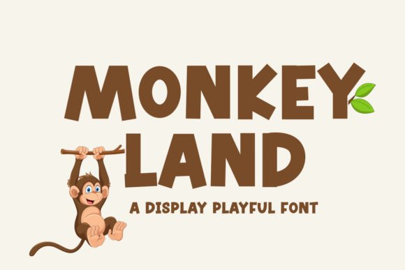 Monkey Land: A Playful Yet Polished Display Font