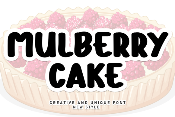 Mulberry Cake: A Friendly Handwritten Display Font for Digital Brands