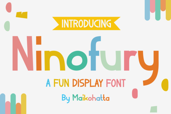 Ninofury: A Playful Display Font That Feels Like a Smile
