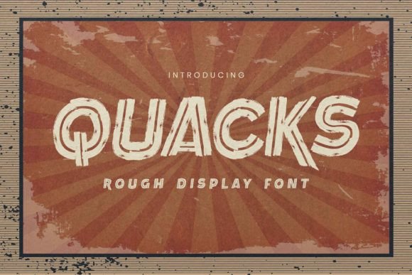 Quacks: A Display Font That Feels Like a Thoughtful Pause