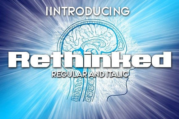 Rethinked: A Bold Display Font for Scroll-Stopping Marketing