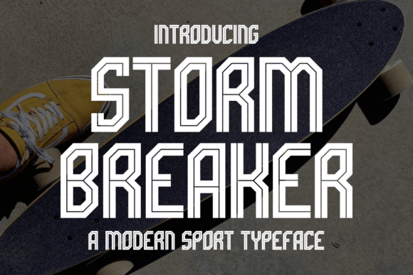 Storm Breaker: A Bold, Modern Display Font for Real Small Businesses