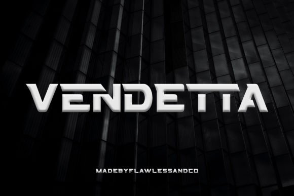 Vendetta: A Bold, Unapologetic Display Font