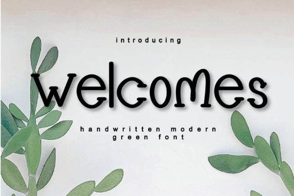 Welcomes: A Handwritten Display Font That Feels Like a Warm Hello