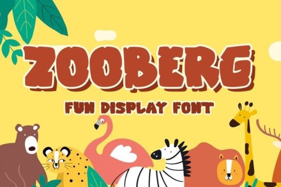 Zooberg: A Playful Display Font for Handmade Charm